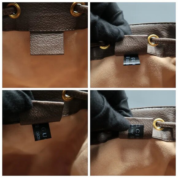100% Authentic GUCCI  Ophidia Brown Canvas Shoulder Bag 929-101524 - Picture 11 of 12